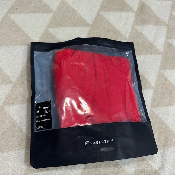 Fabletics 24/7 boxer brief heated red - Picture 2 of 3